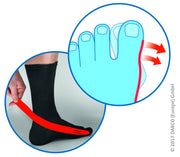 Chaussettes pour Hallux Valgus - TASO CONTROL / PIED GAUCHE